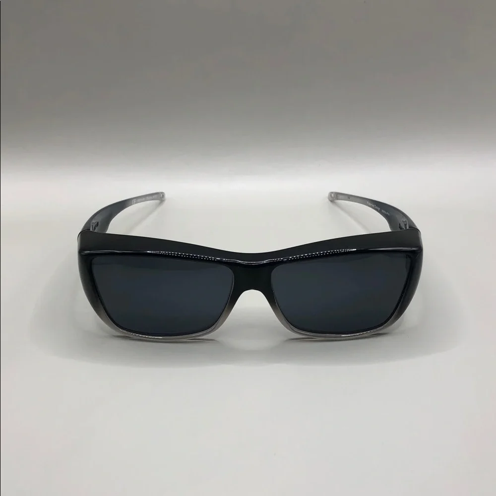 Jonathan Paul black gray ombre jp050 fitover sunglasses polarized UNISEX